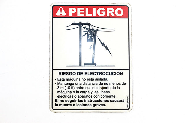 JLG ­-­ 1001200957 ­-­ DECAL - ELECTROCUTION