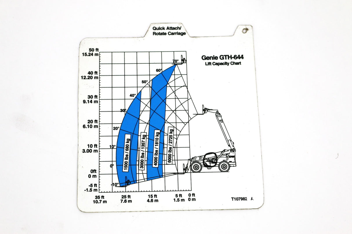 JLG ­-­ 70045365 ­-­ LOAD - GT 644 QA AND ROT