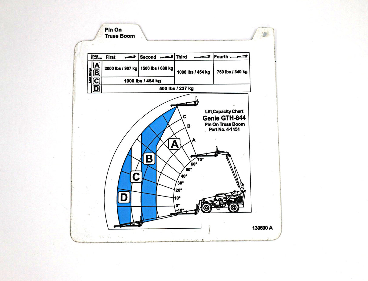 JLG ­-­ 70045361 ­-­ LOAD - GT 644 PIN ON TB