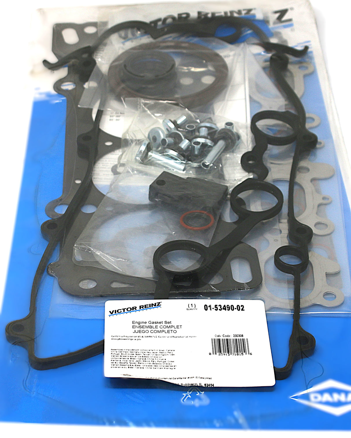 VICTOR REINZ ­-­ 01-53490-02 ­-­ ENGINE GASKET SET