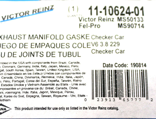 VICTOR REINZ ­-­ 11-10624-01 ­-­ GASKET SET - EXHAUST MANIFOLD MAHLE MS50133