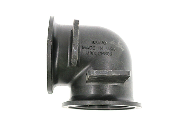 SCHWARZE ­-­ 68490 ­-­ ELBOW - 3" FLANGED - POLY