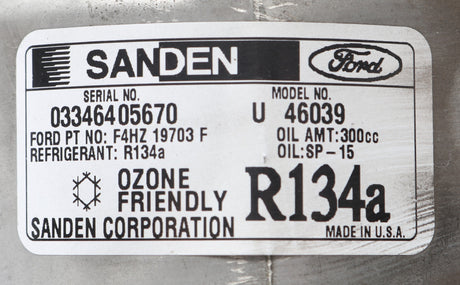 FORD ­-­ F4HZ-19703-F ­-­ A/C COMPRESSOR