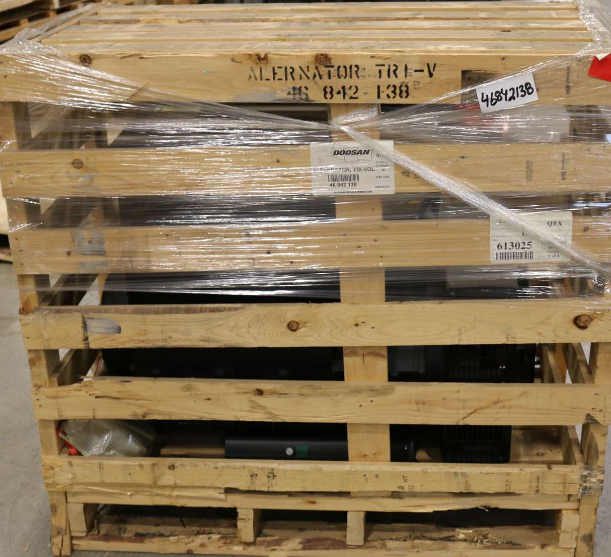 BOBCAT PORTABLE POWER ­-­ 46842138 ­-­ ALTERNATOR - TRI-VOLTAGE 150KVA 60Hz 3 PHASE