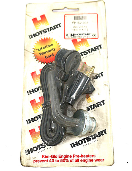 HOTSTART ­-­ FP152-001 ­-­ ENGINE PRE-HEATER