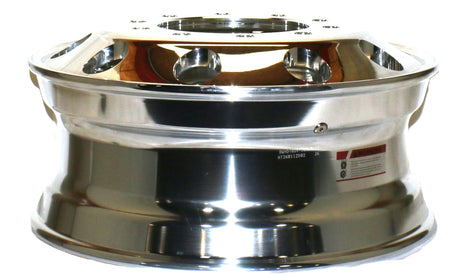 NORTHSTAR WHEELS - B-A225HLT-POL - 22.5X8.25 HUB PILOT 10 HOLE ALUM POLISHED