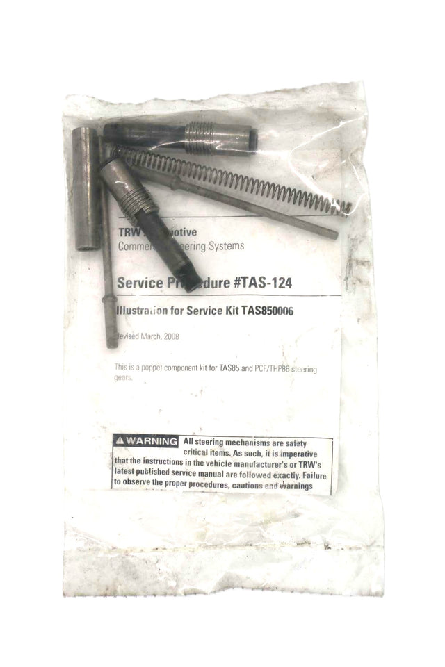 TRW (ZF) ­-­ TAS850006 ­-­ POPPET VALVE KIT - REPAIR