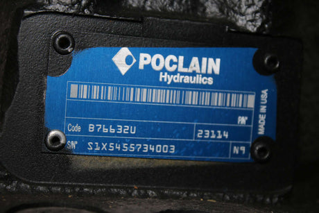 POCLAIN ­-­ MS11-1-157-R11-1220-59DEGJM ­-­ HYDRAULIC MOTOR MS11 70.0CID 10BOLT FLANGE M20