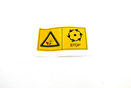 SANY ­-­ 11316054 ­-­ FAN BEATER WARNING SIGN