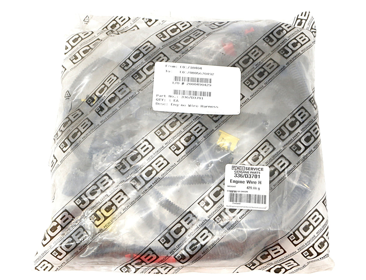 JCB ­-­ 336/D3701 ­-­ ENGINE WIRE HARNESS