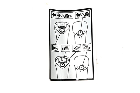 JCB ­-­ 333/X0989 ­-­ INSTRUCTION DECAL 3-WAY ISO