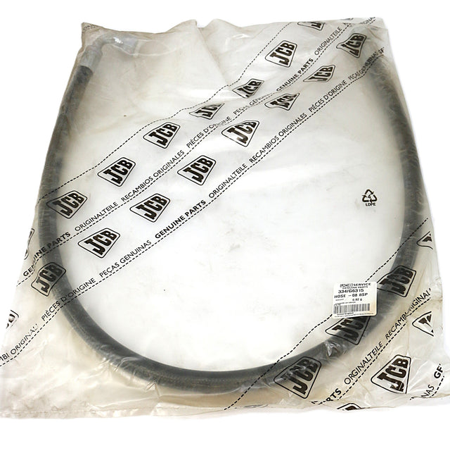 JCB ­-­ 334/G6315 ­-­ HOSE -08 BSP HP 1170MM B