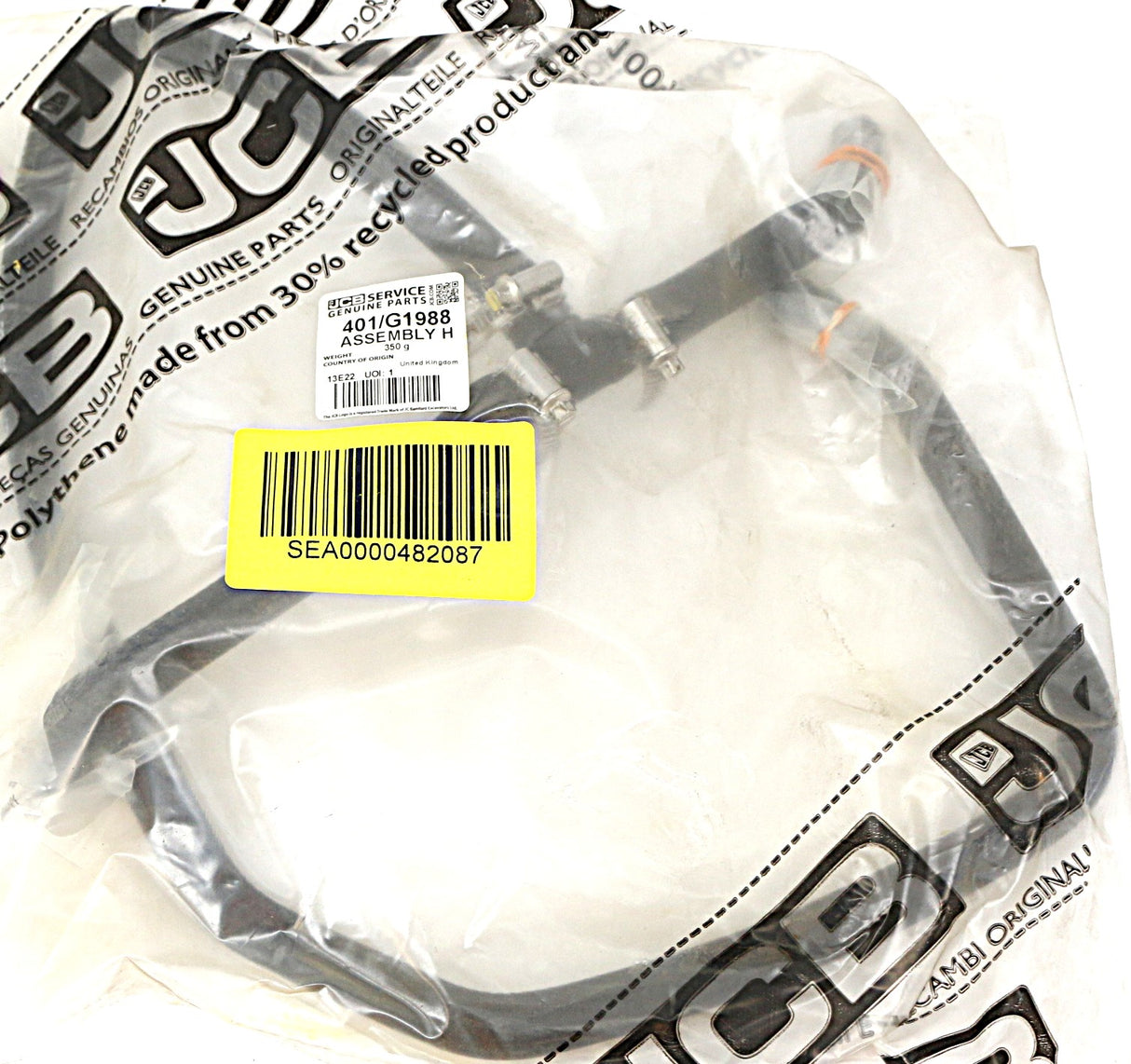 JCB ­-­ 401|G1988 ­-­ ASSEMBLY HOSE ; HEADER