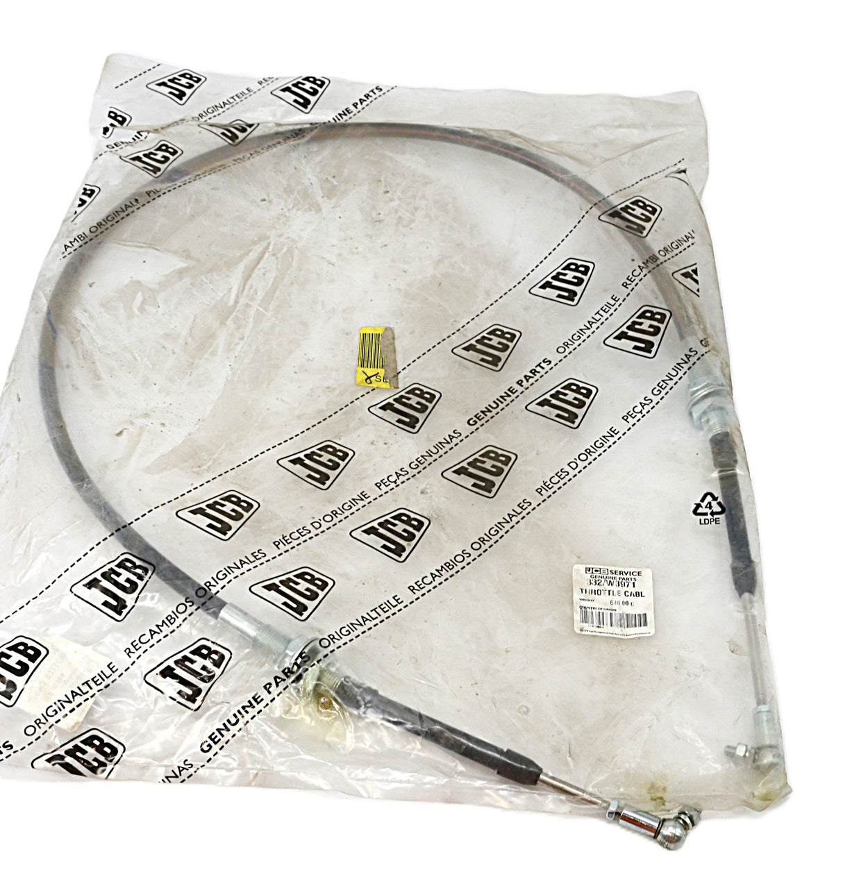 JCB ­-­ 332/W3971 ­-­ THROTTLE CABLE ISUZU-LYNAK