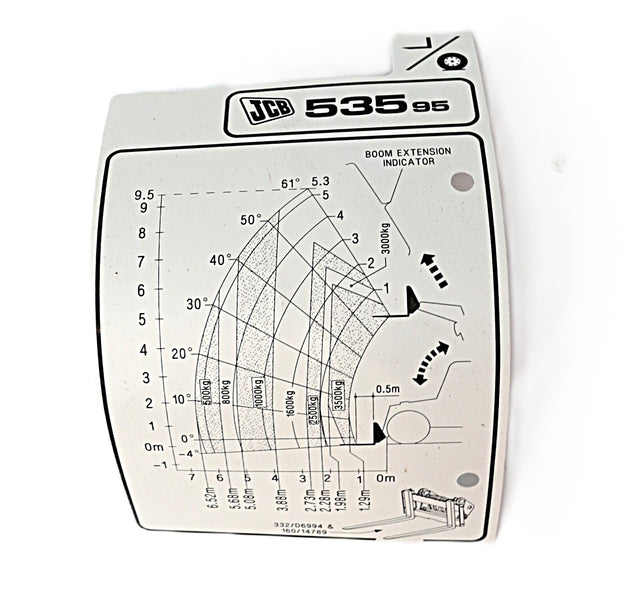 JCB ­-­ 332/D7011 ­-­ (P) F/CHART TYRES/MANITOU 535