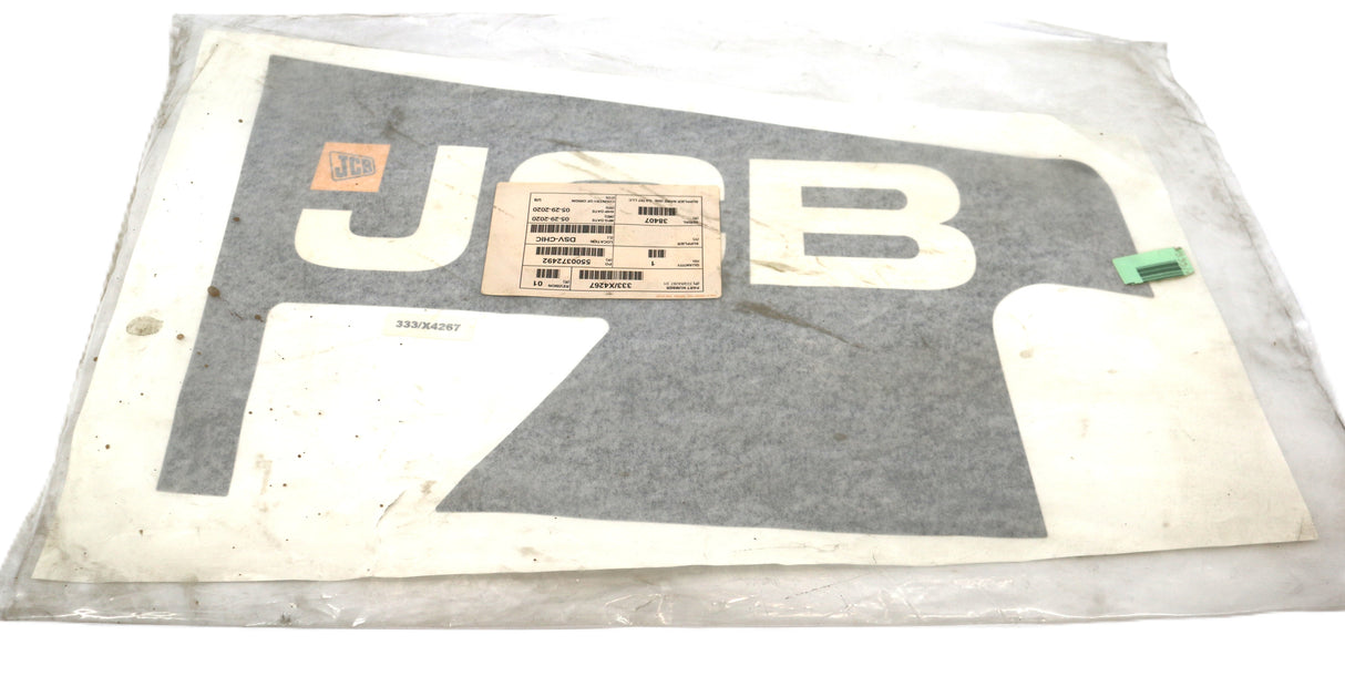 JCB ­-­ 333/X4267 ­-­ DECAL - REAR LEFT LP T4 F