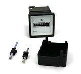 CROMPTON INSTRUMENTS (TE CONNECTIVITY) ­-­ M242-157-G-BU-ZH-DC ­-­ HOURS-RUN METER 12-36VDC