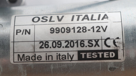 OSLV ITALIA ­-­ 9909128-12V ­-­ WIPER MOTOR 12V
