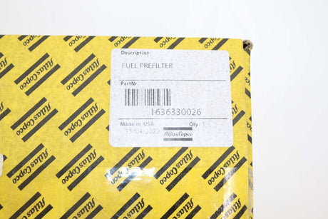 ATLAS COPCO ­-­ 1636330026 ­-­ FILTER - FUEL | WATER SEPARATOR