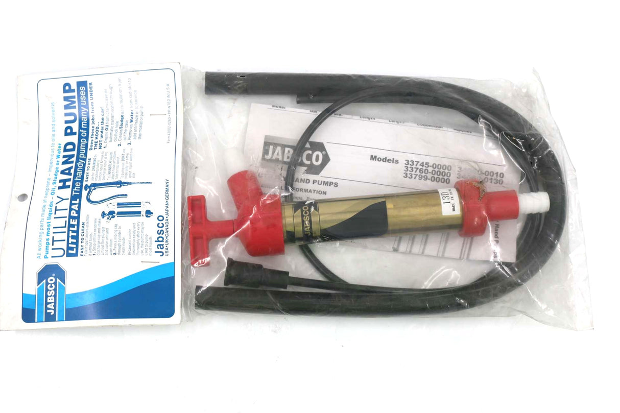 JABSCO (XYLEM) ­-­ 34060-0010 ­-­ PUMP OIL DRAIN ENGINE