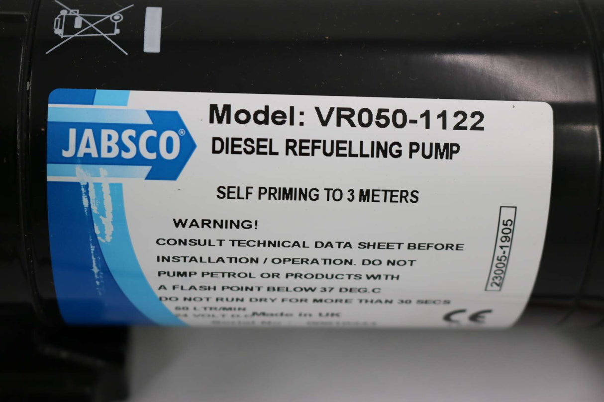 JABSCO (XYLEM) ­-­ VR050-1122 ­-­ PUMP DIESEL REFUELLING 24VDC