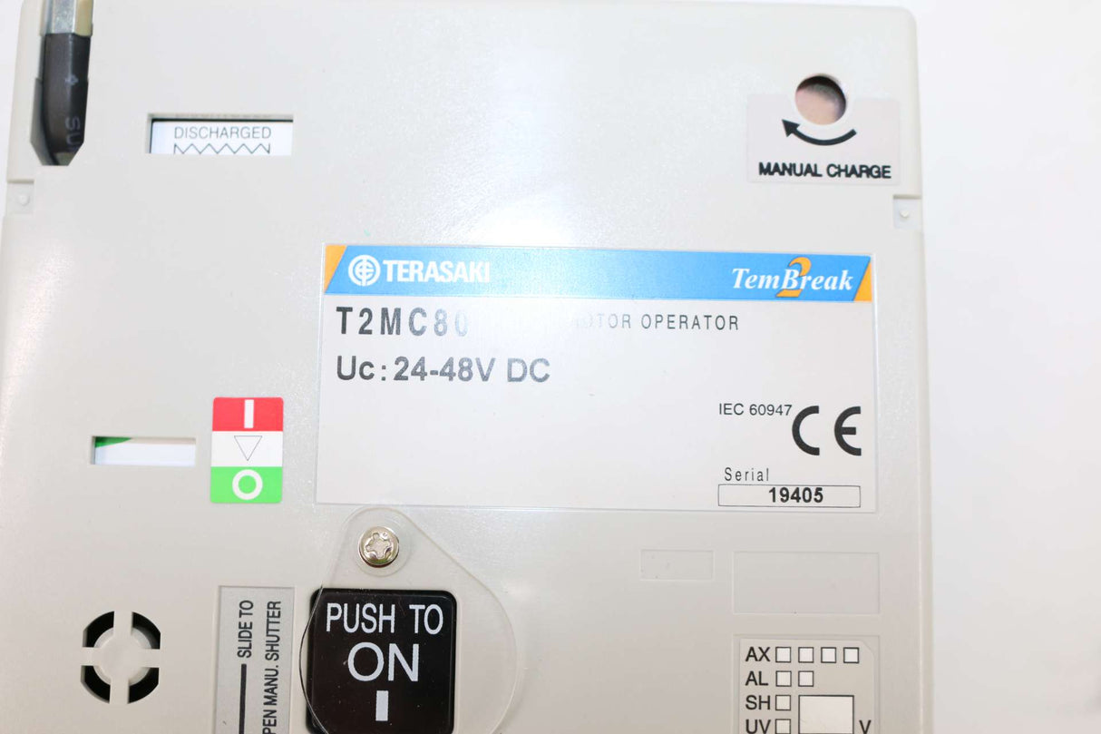 TERASAKI ELECTRIC ­-­ T2MC80D02NC ­-­ MOTOR (CIRCUIT BREAKER) 24-48V