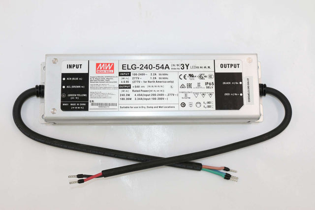 MEAN WELL ­-­ ELG-240-54A-3Y ­-­ DRIVER - LED 240W 54V