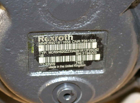REXROTH ­-­ R921811658 ­-­ MOTOR CARRIER ASSY