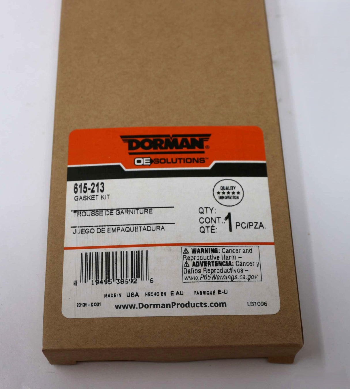 DORMAN PRODUCTS ­-­ 615-213 ­-­ GASKET KIT