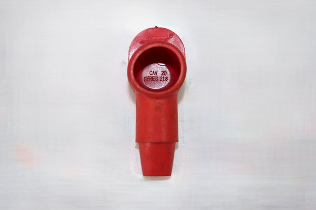 QUICKCABLE ­-­ 5741R ­-­ BOOT - TERMINAL COVER - 2-8 GA - RED NORMAL LENGTH