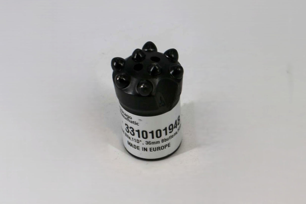 CHICAGO PNEUMATIC ­-­ 3310101948 ­-­ TAPERED BITS 11 DEG - 36MM - 8 BUTTONS - H22X108MM
