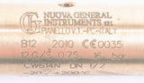 NUOVA GENERAL INSTRUMENTS ­-­ B12 ­-­ SAFETY VALVE
