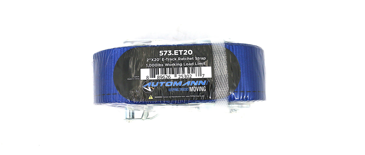 AUTOMANN ­-­ 573.ET20 ­-­ E-TRACK RATCHET STRAP 20FT