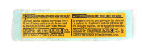 HINO ­-­ 8872337060 ­-­ LABEL - COOLER SERVICE CAUTION