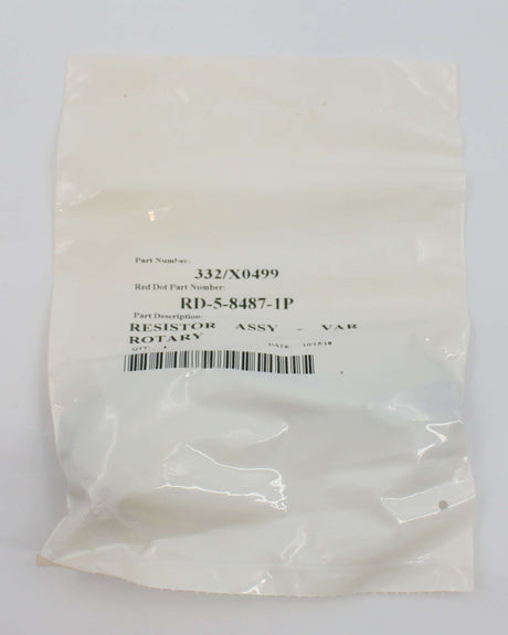 RED DOT ­-­ RD-5-8487-1P ­-­ RESISTOR ASSEMBLY - VARIABLE ROTARY