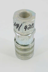 FASTER ­-­ 2FFN38 GAS F 2V ­-­ COUPLING FLAT FACE STAINLESS 3/8in THREAD FEMALE