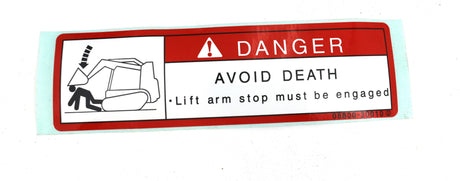 TAKEUCHI ­-­ 0880030010 ­-­ DECAL (ENGLISH) "DANGER"