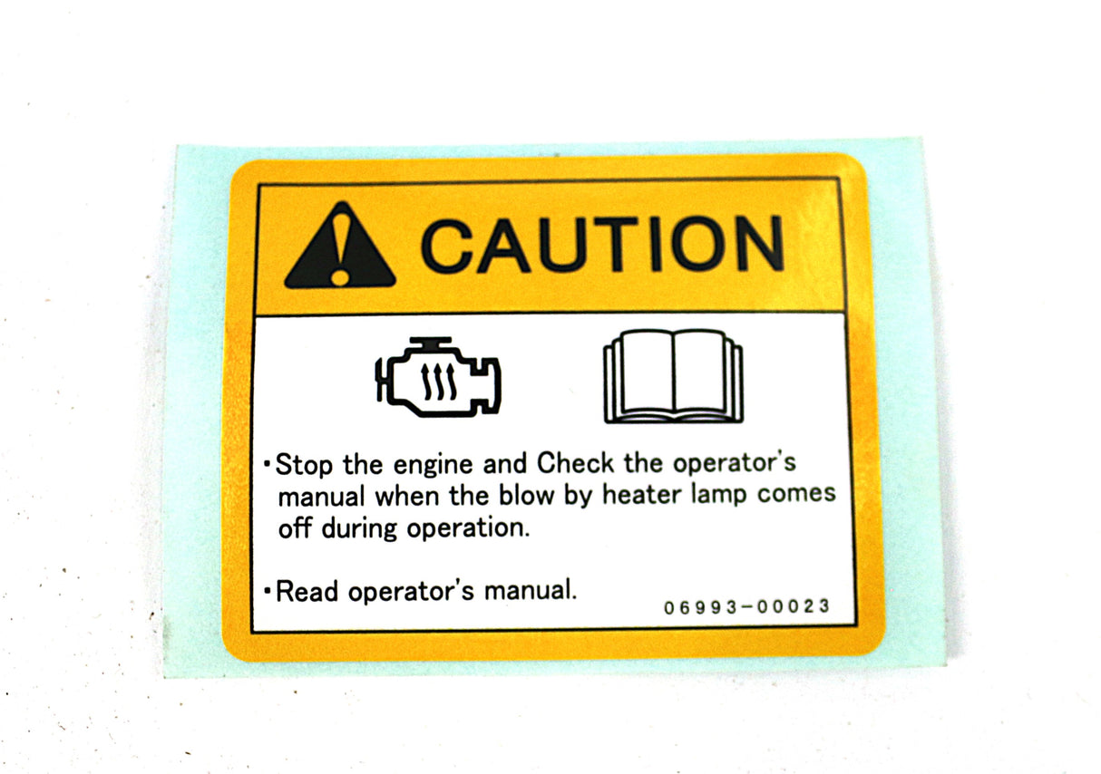 TAKEUCHI ­-­ 0699300023 ­-­ DECAL (ENGLISH)