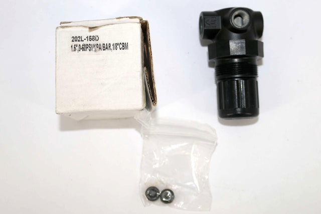 QUINCY COMPRESSOR ­-­ 1280700198 ­-­ REGULATOR 1|4" 0-50 PSIG