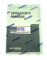 HYUNDAI ­-­ 91B3-30040 ­-­ MANUAL-OPERATORS ENGLISH