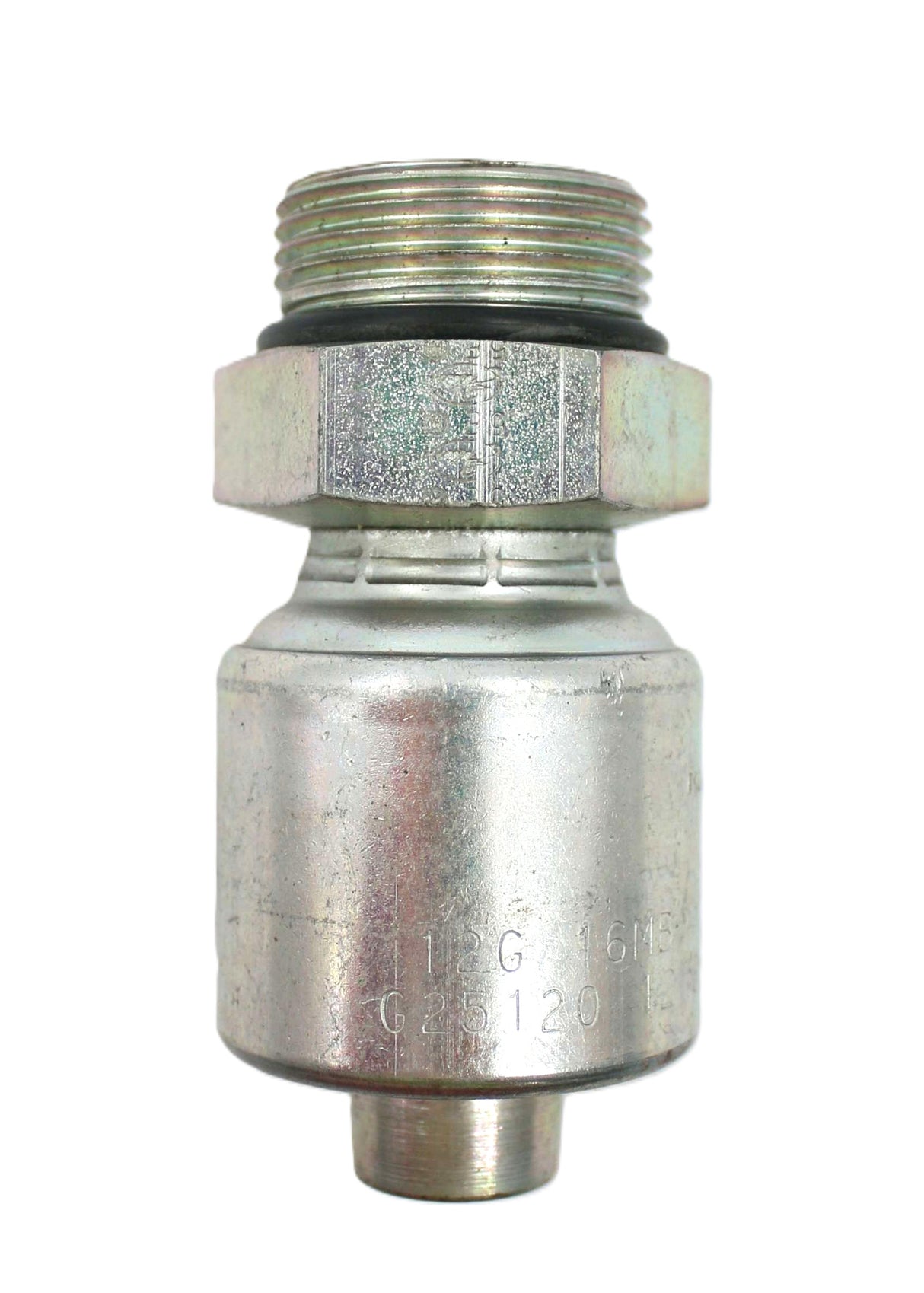 GATES ­-­ G25120-1216 ­-­ 12G-16MB FITTING STEEL MEGACRIMP