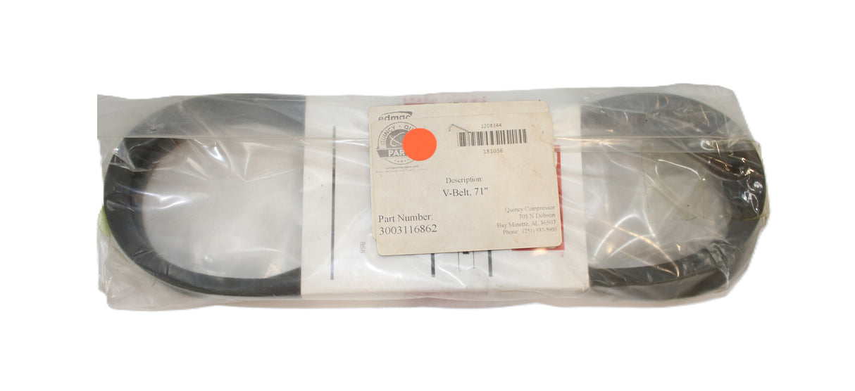 EDMAC ­-­ 3003116862 ­-­ V-BELT - 71"