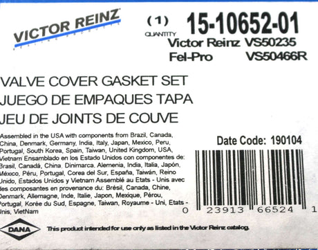 VICTOR REINZ ­-­ VS50235 ­-­ GASKET SET - VALVE COVER MAHLE VS50235