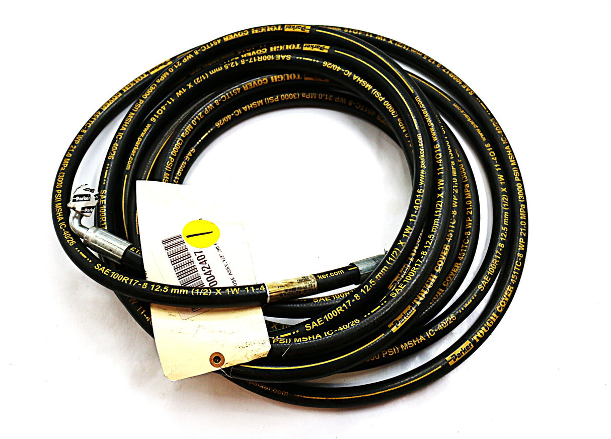 JLG ­-­ 70042407 ­-­ HOSE ASSY - 1|2" - 90 FEM - STR FEMM