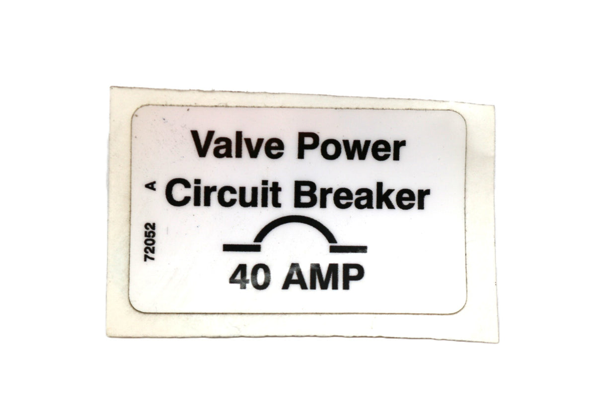 JLG ­-­ 70042891 ­-­ DECAL - LABEL - 40A CIRCUIT