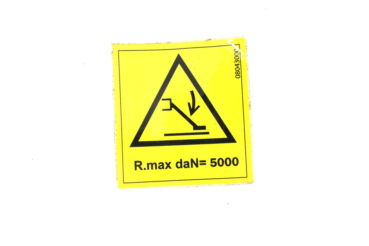 JLG ­-­ 08043000 ­-­ DECAL - SOIL STABILIZERS