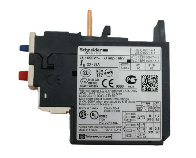ATLAS COPCO ­-­ 2107523220 ­-­ RELAY - THERMAL OVERLOAD 23-32A BG2