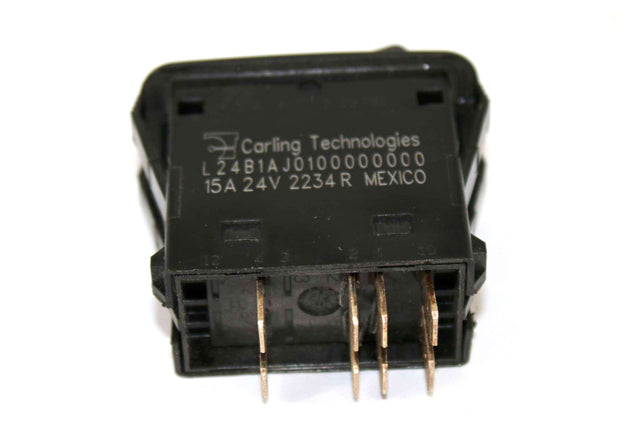 CARLING TECHNOLOGIES ­-­ L24B1AJ01-00000-000 ­-­ SWITCH - 2 POS NO/NC WORKLIGHTS CRANE 15A 24V