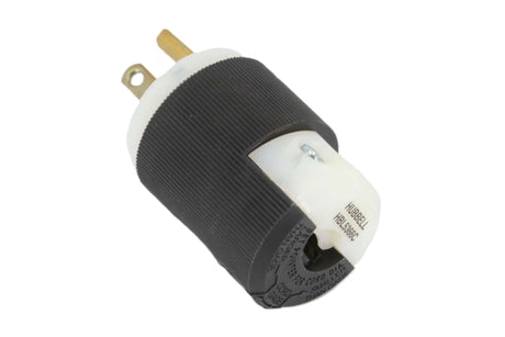 HUBBELL ­-­ 5366C ­-­ PLUG MALE 2 POLE 3 WIRE 20A 125V