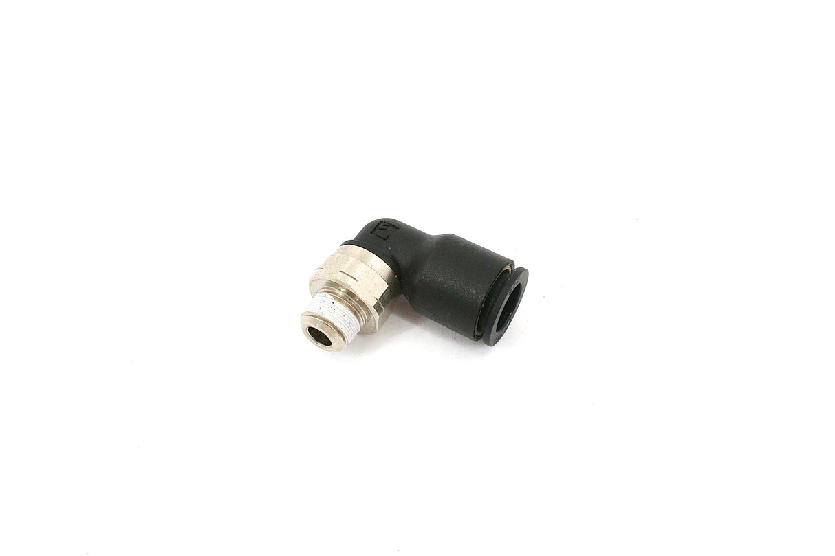 QUINCY COMPRESSOR ­-­ 1280701518 ­-­ ELBOW SWIVEL PSHLCK NPT MALE 3|8in X 1|8in